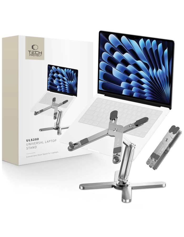 Tech-Protect ULS200 universal stand for laptops up to 16" - silver