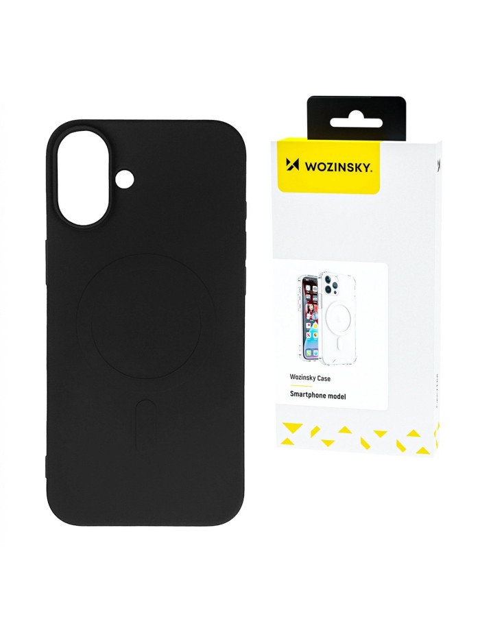 Wozinsky Silicone Case Magsafe Magnetic Case for Samsung Galaxy S25+ - Black Wozinsky Silicone Case Magsafe Magnetic Case for Samsung Galaxy S25+ - Black