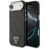 Guess 4G Triangle Logo MagSafe case for iPhone Air - black and gold Guess 4G Triangle Logo MagSafe case for iPhone Air - black and gold