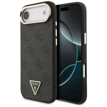 Guess 4G Triangle Logo MagSafe case for iPhone Air - black and gold Guess 4G Triangle Logo MagSafe case for iPhone Air - black and gold