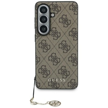 Guess 4G Classic Logo Charm MagSafe Case for Samsung Galaxy S26 - Brown Guess 4G Classic Logo Charm MagSafe Case for Samsung Galaxy S26 - Brown