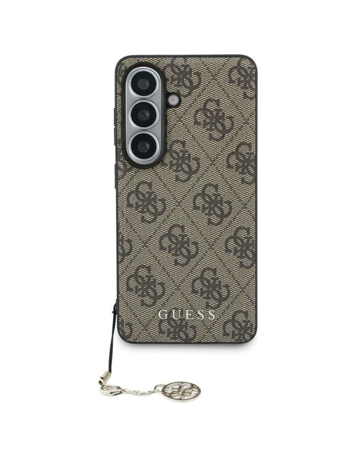 Guess 4G Classic Logo Charm MagSafe Case for Samsung Galaxy S26 - Brown Guess 4G Classic Logo Charm MagSafe Case for Samsung Galaxy S26 - Brown