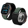 Strap Spigen WBF1 Strap for Apple Watch 44 / 45 / 46 / 49 mm - Black and Green Strap Spigen WBF1 Strap for Apple Watch 44 / 45 / 46 / 49 mm - Black and Green
