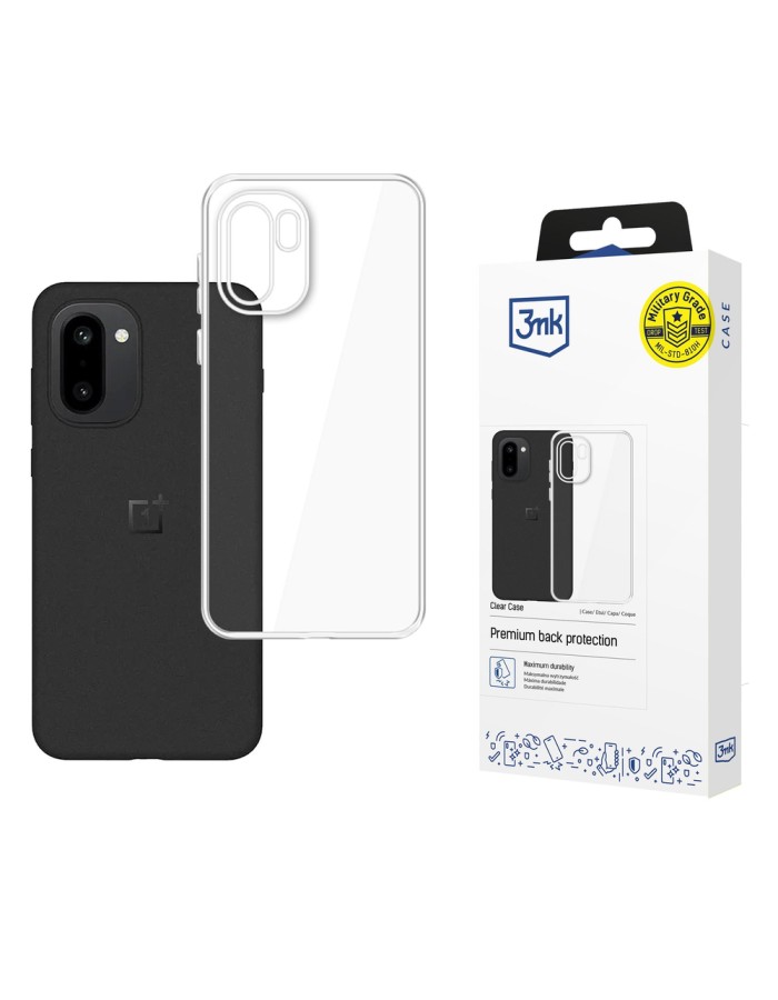 3mk Clear Case for OnePlus 15R - transparent