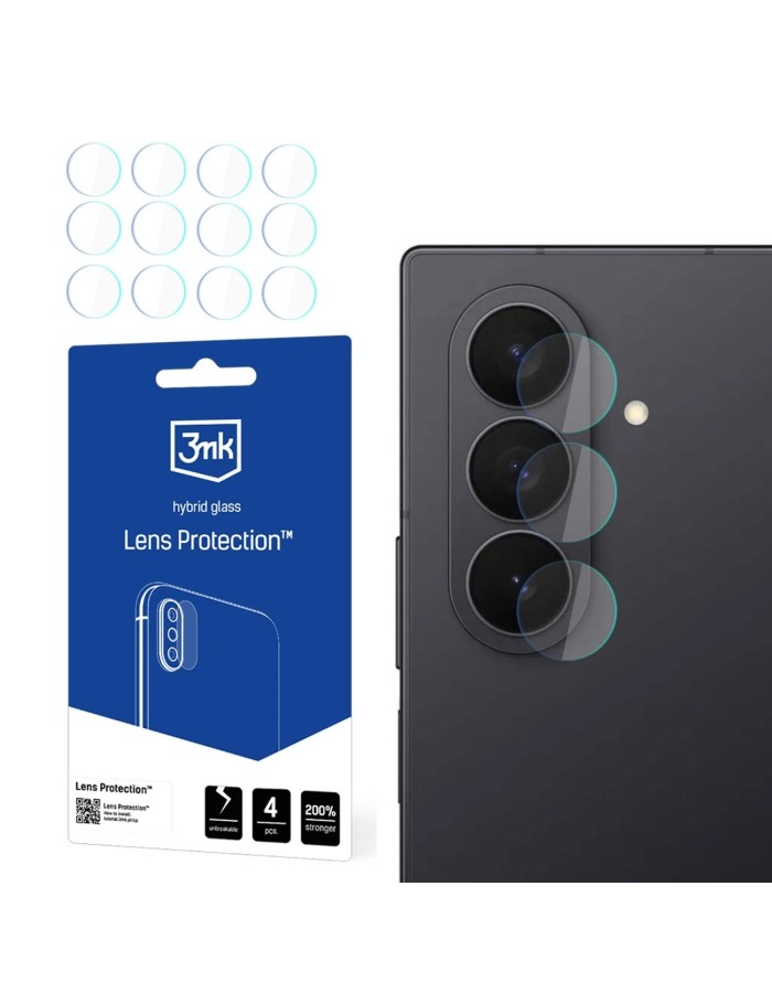 3mk Lens Protection Hybrid Glass for the Camera Lens on Samsung Galaxy Z Fold 7