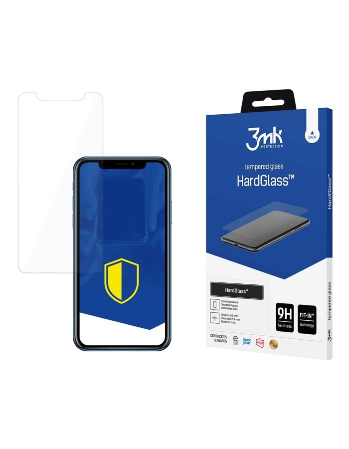 9H 3mk HardGlass™ glass for iPhone Xr 9H 3mk HardGlass™ glass for iPhone Xr