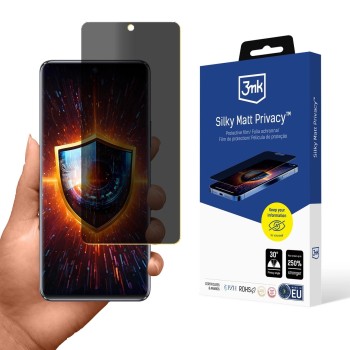 Privacy screen protector 3mk Silky Matt Privacy for Huawei Nova 9 SE Privacy screen protector 3mk Silky Matt Privacy for Huawei Nova 9 SE