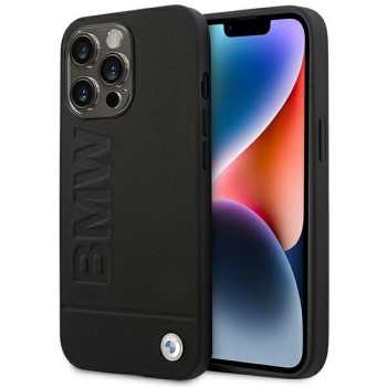 BMW Leather Stamp Case for iPhone 14 Pro - Black BMW Leather Stamp Case for iPhone 14 Pro - Black