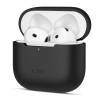 Tech-Protect Silicone Case for Apple AirPods 4 - Black Tech-Protect Silicone Case for Apple AirPods 4 - Black