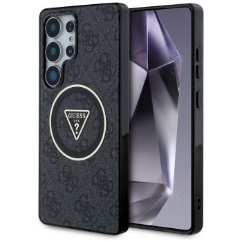 Guess 4G Glitter Triangle Buttons MagSafe Case for Samsung Galaxy S25 Ultra Black Guess 4G Glitter Triangle Buttons MagSafe Case for Samsung Galaxy S25 Ultra Black