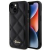 Guess Quilted Metal Logo case for iPhone 15 - black Guess Quilted Metal Logo case for iPhone 15 - black
