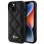 Guess Quilted Metal Logo case for iPhone 15 - black