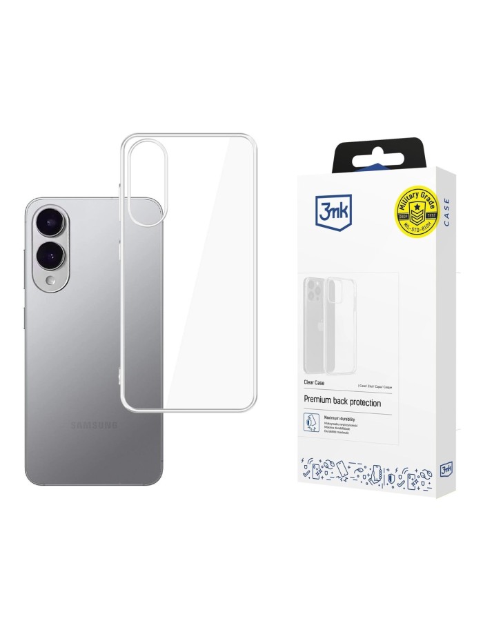 3mk Clear Case for Samsung Galaxy S25 Edge - transparent