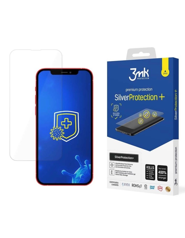 iPhone 13 Pro / iPhone 13 antibacterial screen protector for gamers 3mk Silver Protection+ series