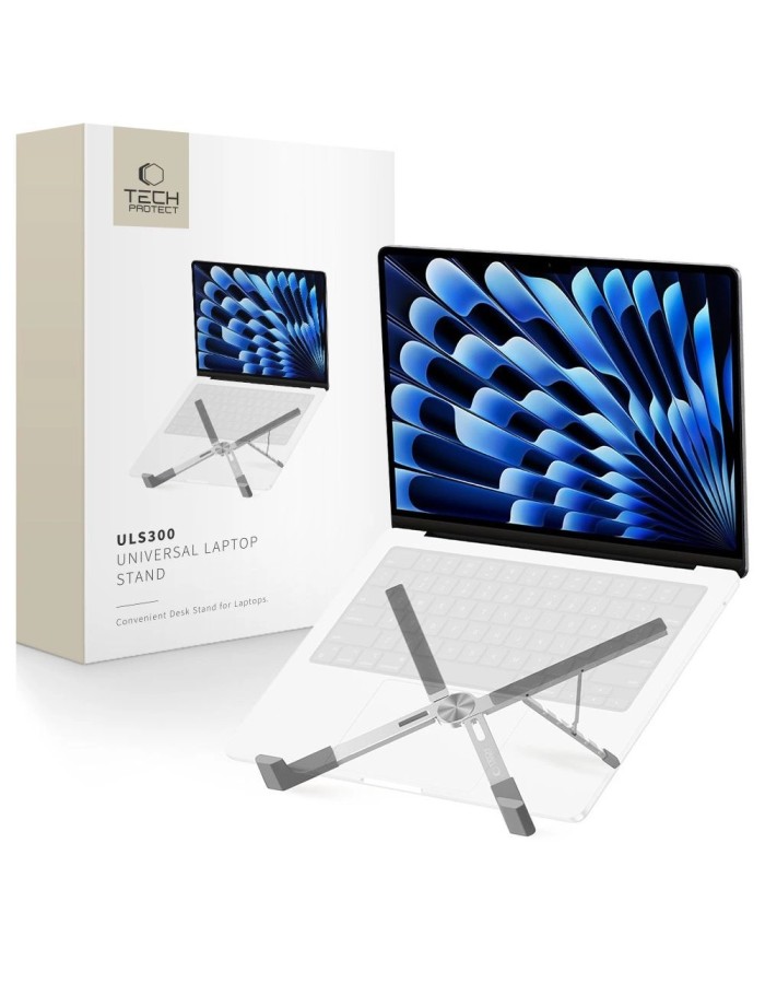 Tech-Protect ULS300 Laptop Stand - Silver Tech-Protect ULS300 Laptop Stand - Silver