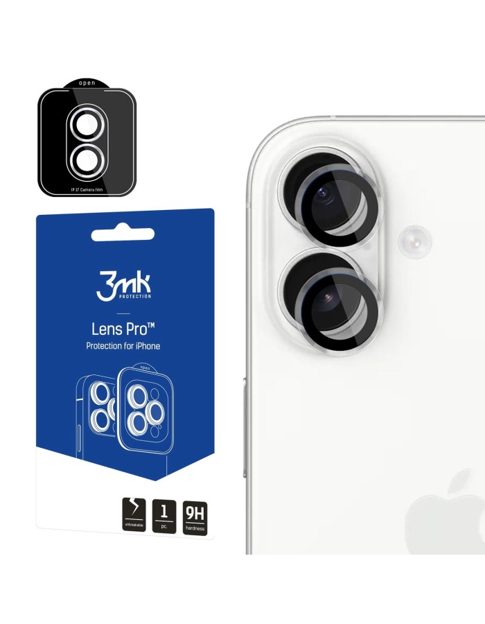 3mk Lens Protection Pro Camera Glass for Apple iPhone 17 - Clear