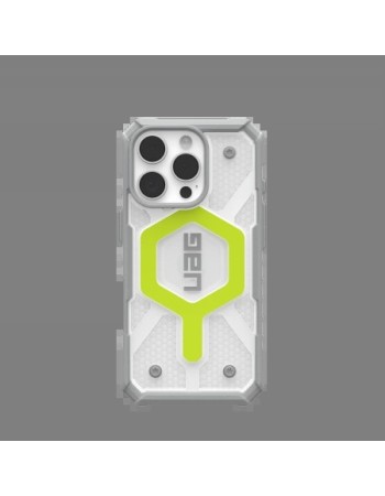 UAG Pathfinder Clear Magsafe iPhone 16 Pro Case Compatible with MagSafe - Green UAG Pathfinder Clear Magsafe iPhone 16 Pro Case Compatible with MagSafe - Green