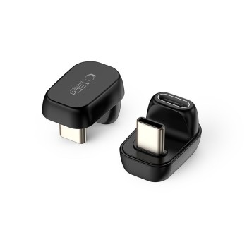 Tech-Protect Ultraboost AA04 USB-C Angled Adapter - Black Tech-Protect Ultraboost AA04 USB-C Angled Adapter - Black