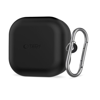 Tech-Protect Silicone Hook Case for Samsung Galaxy Buds 4 / 4 Pro - Black Tech-Protect Silicone Hook Case for Samsung Galaxy Buds 4 / 4 Pro - Black