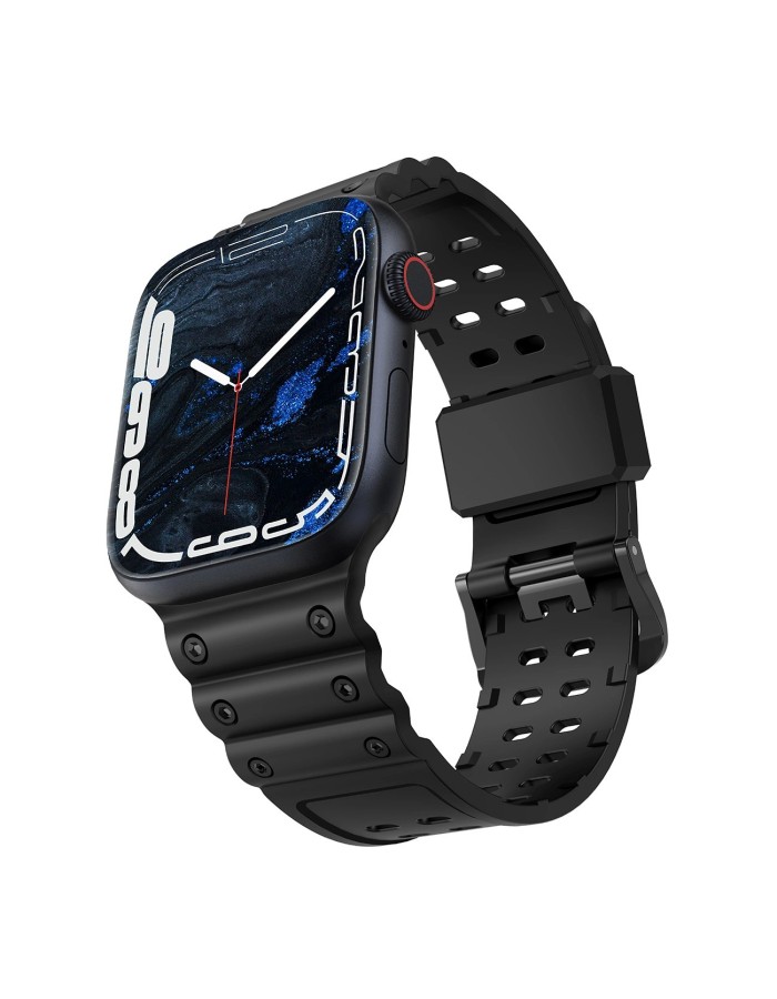 Strap Triple Protection for Apple Watch 38 / 40 / 41 mm bracelet strap - black Strap Triple Protection for Apple Watch 38 / 40 / 41 mm bracelet strap - black