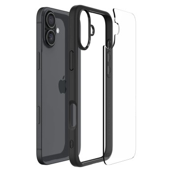 Spigen Ultra Hybrid iPhone 16 Case - Matte Black