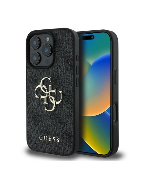 Guess 4G Big Logo Case for iPhone 16 Pro - Black Guess 4G Big Logo Case for iPhone 16 Pro - Black