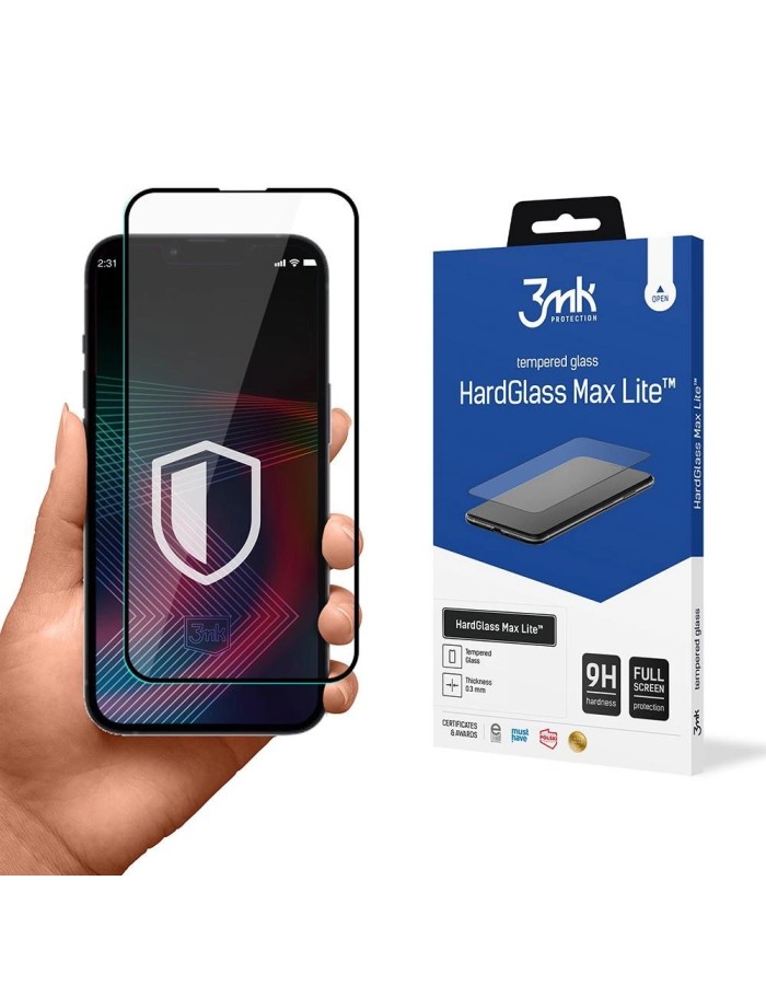 Tempered Glass for iPhone 14 Plus / 13 Pro Max 9H 3mk HardGlass Lite Series