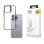 3mk Satin Armor Case+ Purple for Apple iPhone 16 Pro Max - Transparent