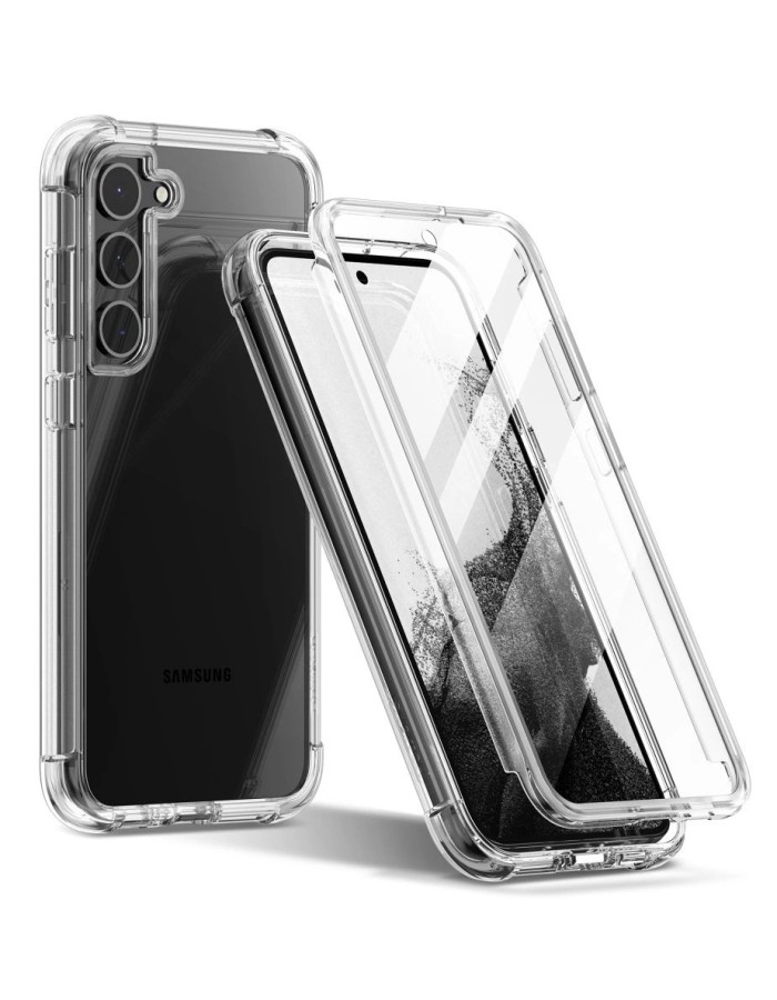 Tech-Protect Kevlar Case for Samsung Galaxy S23+ - Transparent Tech-Protect Kevlar Case for Samsung Galaxy S23+ - Transparent
