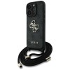 Guess 4G Big Logo Cord Stap Crossbody Case for iPhone 16 Pro Max black Guess 4G Big Logo Cord Stap Crossbody Case for iPhone 16 Pro Max black