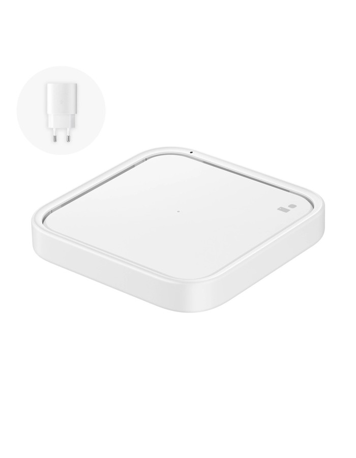 Samsung Wireless Charger Pad EP-P2400TWEGEU 15W inductive charger - white + mains charger