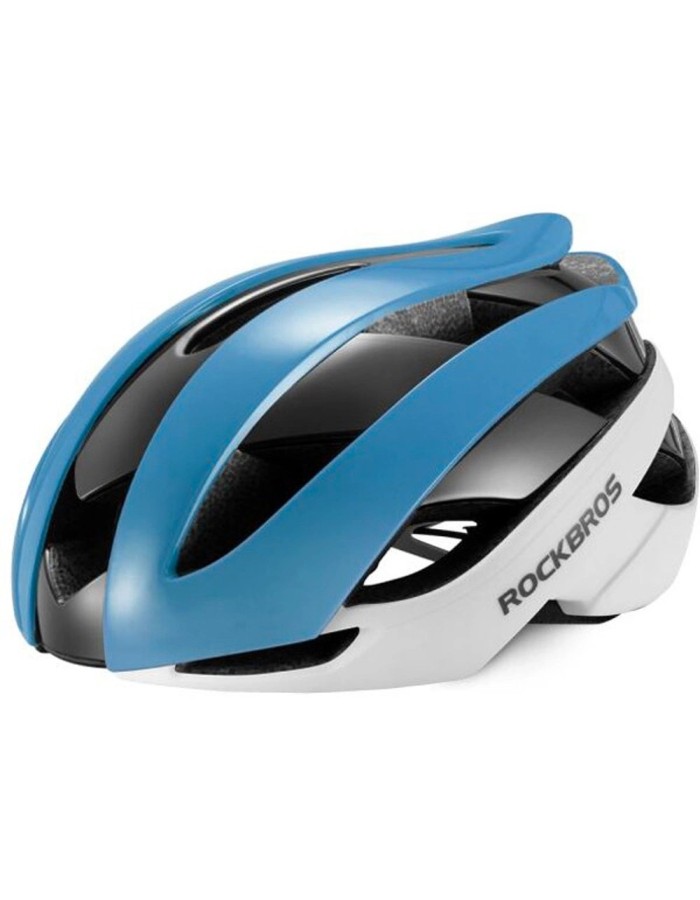 Rockbros bicycle helmet 10110004004 size M - blue and white Rockbros bicycle helmet 10110004004 size M - blue and white