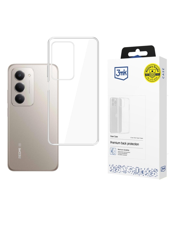 3mk Clear Case for Xiaomi Redmi 15 5G - transparent