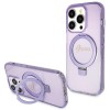 Guess Ring Stand Script Glitter MagSafe case for iPhone 13 Pro / 13 - purple Guess Ring Stand Script Glitter MagSafe case for iPhone 13 Pro / 13 - purple
