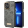 Guess GUHMP13LSAPSTG iPhone 13 Pro / 13 6.1" grey/grey hardcase Peony Logo Plate MagSafe Guess GUHMP13LSAPSTG iPhone 13 Pro / 13 6.1" grey/grey hardcase Peony Logo Plate MagSafe