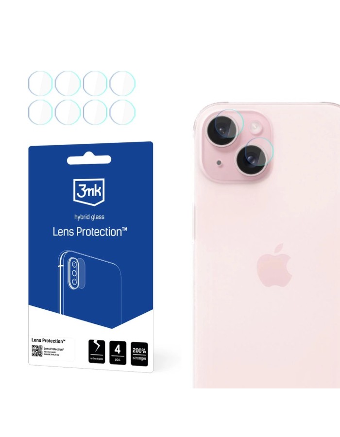Apple iPhone 15 - 3mk Lens Protection™ Apple iPhone 15 - 3mk Lens Protection™