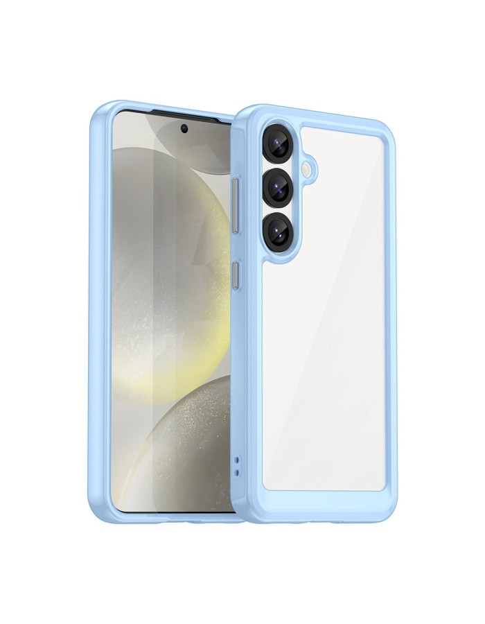 Outer Space Case with Gel Frame for Samsung Galaxy S25 - Blue Outer Space Case with Gel Frame for Samsung Galaxy S25 - Blue