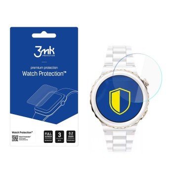 3mk Watch Protection™ v. FlexibleGlass hybrid glass on Huawei Watch GT 3 Pro Elegant 43 mm 3mk Watch Protection™ v. FlexibleGlass hybrid glass on Huawei Watch GT 3 Pro Elegant 43 mm