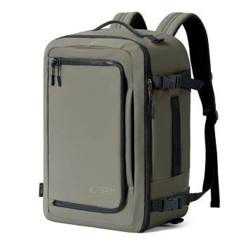 Tech-Protect Defender S50 Backpack for Ryanair &amp;amp; Wizzar, 20L Laptop - Olive
