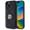 DKNY Quilted Stack Logo iPhone 15 Plus Case - Black DKNY Quilted Stack Logo iPhone 15 Plus Case - Black