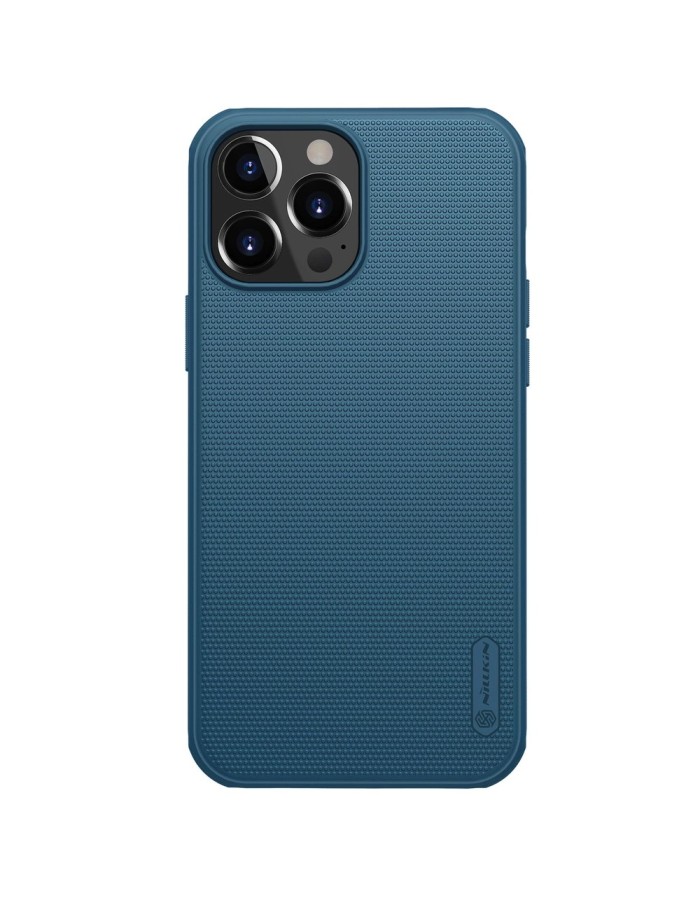 Nillkin Super Frosted Shield reinforced case, cover for iPhone 13 Pro, blue