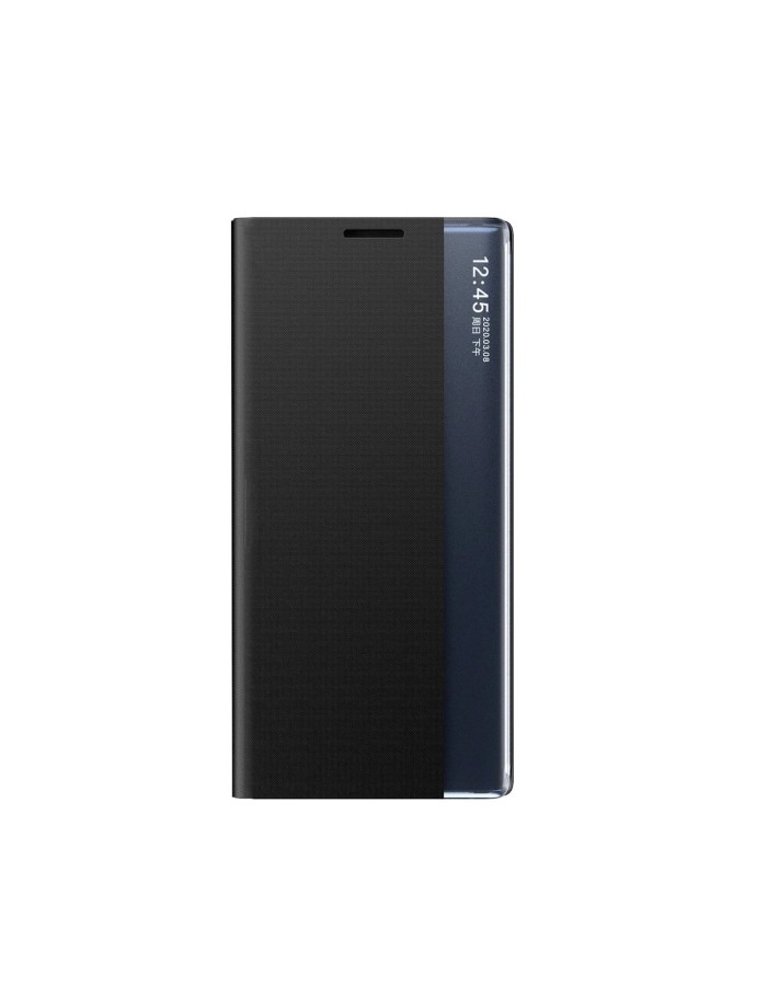 New Sleep View Case with flap and stand for Samsung Galaxy A55 - black New Sleep View Case with flap and stand for Samsung Galaxy A55 - black