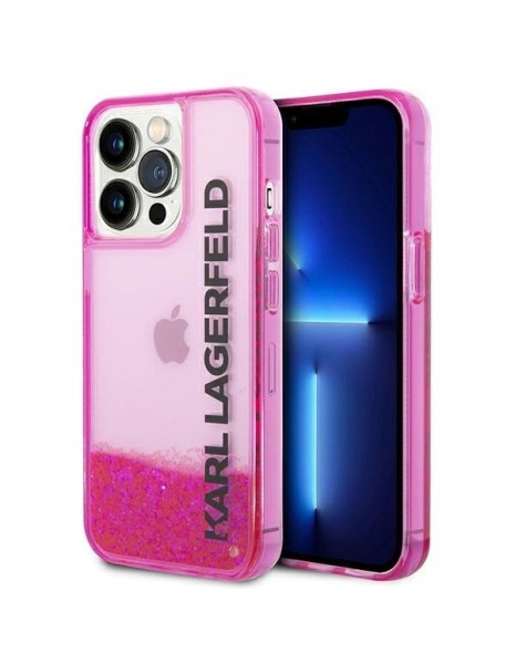 Karl Lagerfeld KLHCP14XLCKVF iPhone 14 Pro Max 6.7 "pink / pink hardcase Liquid Glitter Elong
