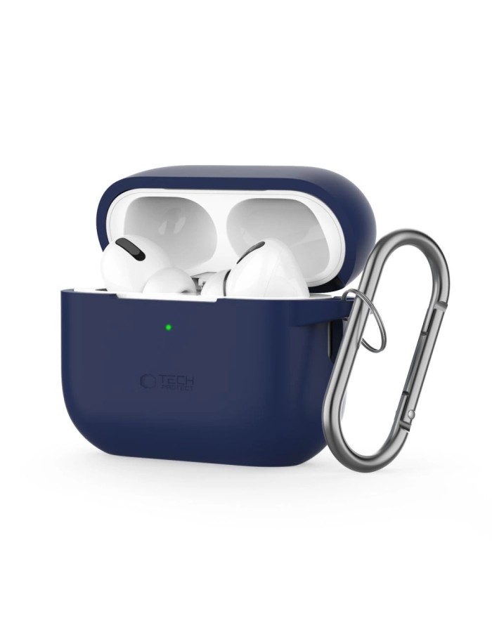 Tech-Protect Silicone Hook Case for Apple AirPods Pro 1 / 2 - Blue