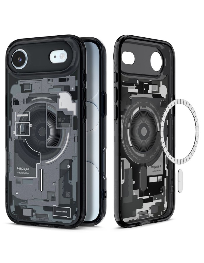 Spigen Ultra Hybrid MagSafe case for iPhone Air Zero One - black
