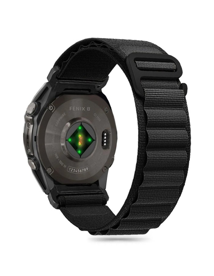 Tech-Protect Nylon Pro Strap Garmin Fenix 5 / 6 / 6 Pro / 7 / 8 (47MM) - Black Tech-Protect Nylon Pro Strap Garmin Fenix 5 / 6 / 6 Pro / 7 / 8 (47MM) - Black
