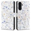Tech-Protect Wallet Case for Samsung Galaxy A26 5G - Daisies with Leaves