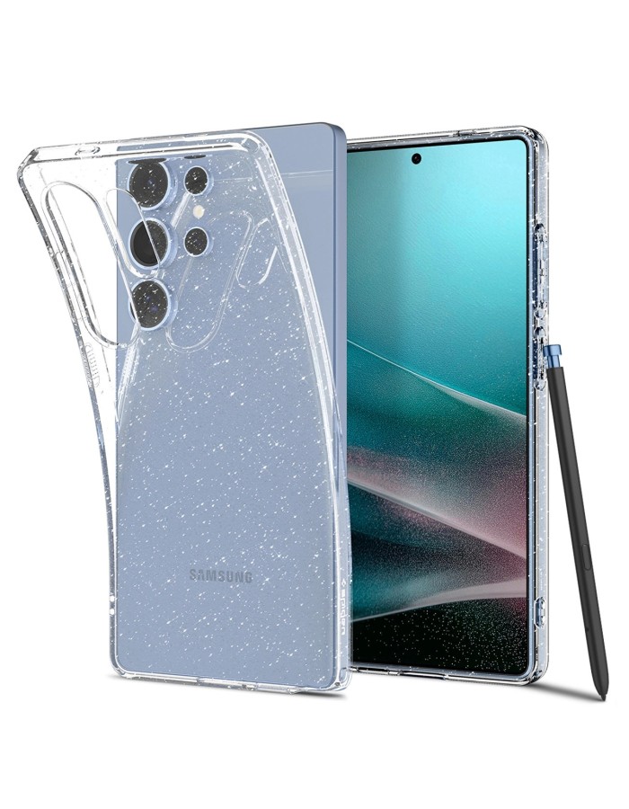 Spigen Liquid Crystal Case for Samsung Galaxy S25 Ultra - Clear Glitter Spigen Liquid Crystal Case for Samsung Galaxy S25 Ultra - Clear Glitter