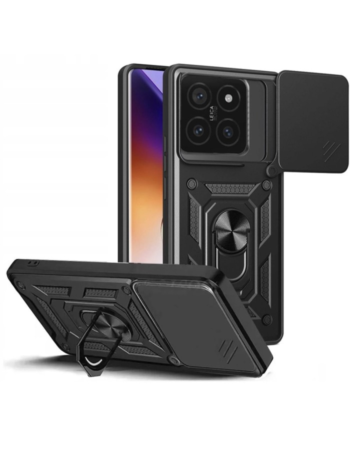 Tech-Protect CamShield Pro Case for Xiaomi 14T Pro - Black Tech-Protect CamShield Pro Case for Xiaomi 14T Pro - Black