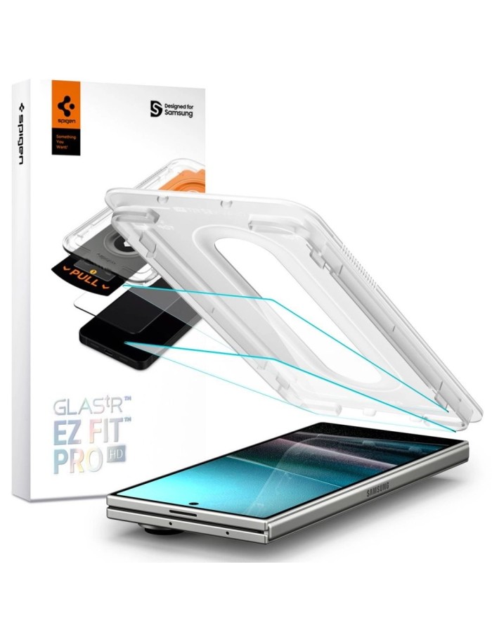 Spigen Glas.TR EZ Fit Pro HD Tempered Glass 2-pack for Samsung Galaxy Z Fold 7 - Transparent